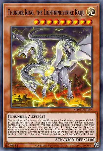 Thunder King, the Lightningstrike Kaiju - MP17-EN046 - Rare - 1st Edition