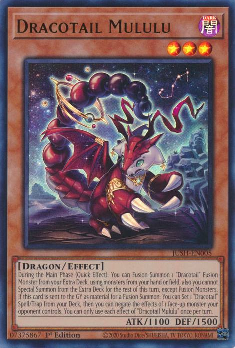 Dracotail Mululu - JUSH-EN005 - Ultra Rare - 1st Edition