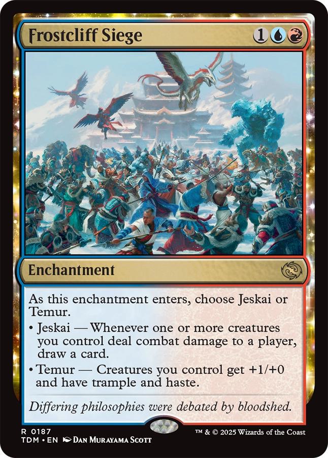 Frostcliff Siege [187] [Tarkir: Dragonstorm] [Non-Foil] – Face to