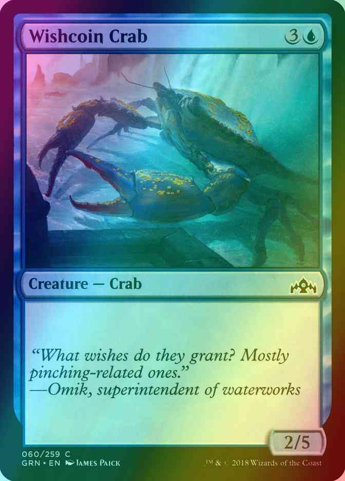 Wishcoin Crab [60] [Guilds of Ravnica] [Foil] – Face to Face Games