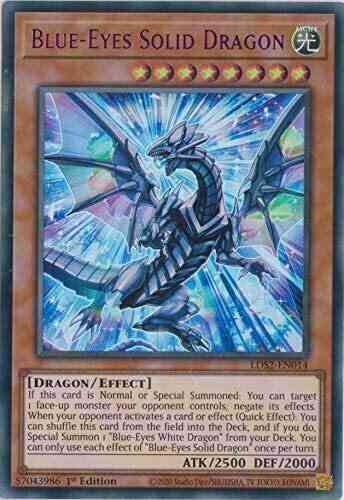 Blue-Eyes Solid Dragon (Purple) - LDS2-EN014 - Ultra Rare - 1st Edition