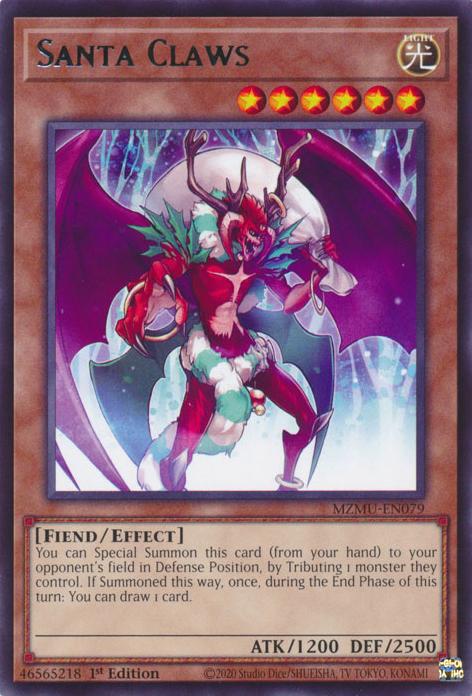 Santa Claws - MZMU-EN079 - Rare - 1st Edition
