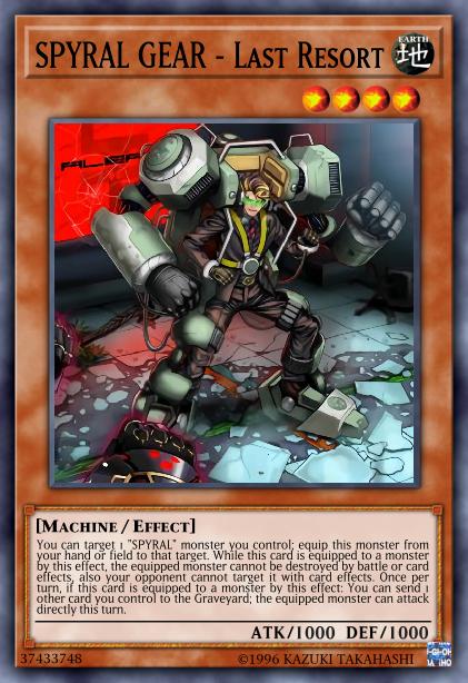 SPYRAL GEAR - Last Resort - MACR-EN087 - Rare - 1st Edition