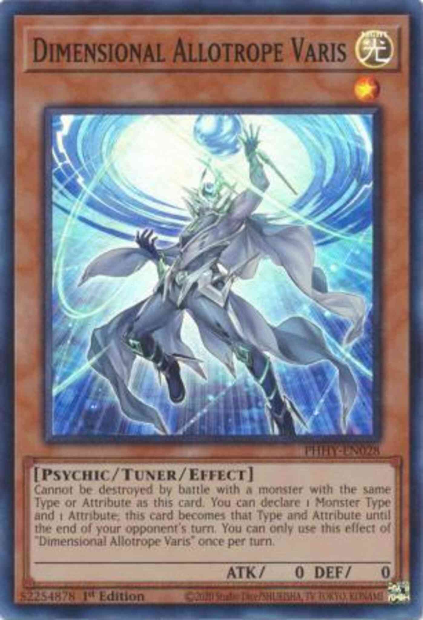 Dimensional Allotrope Varis - PHHY-EN028 - Super Rare - 1st Edition