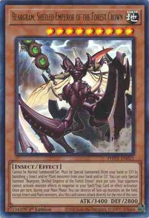 Beargram, Shelled Emperor of the Forest Crown - PHHY-EN021 - Ultra Rare - 1st Edition