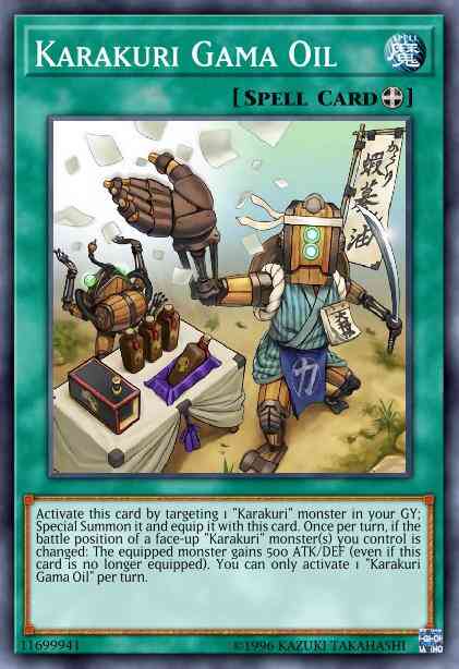 Karakuri Gama Oil - IGAS-EN058 - Common - 1st Edition