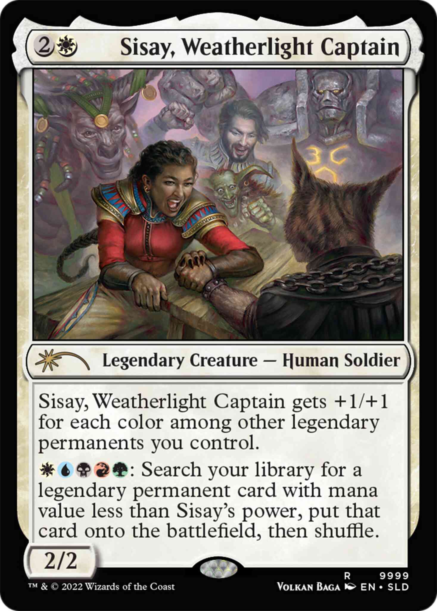 Sisay, Weatherlight Captain [9999] [Left-Handed] [Secret Lair Drop