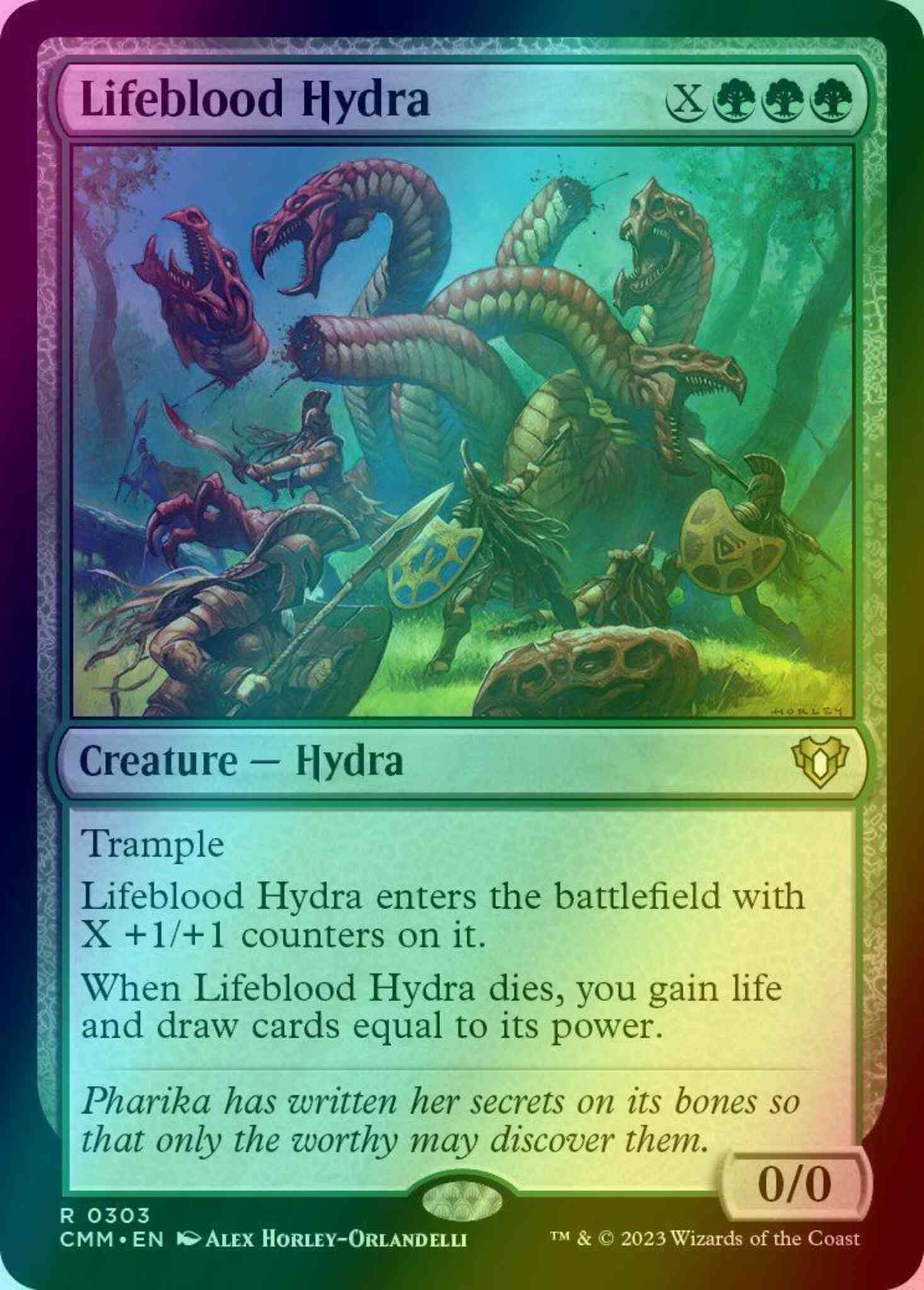 Lifeblood Hydra [303] [Commander Masters] [Foil] – Face to Face Games