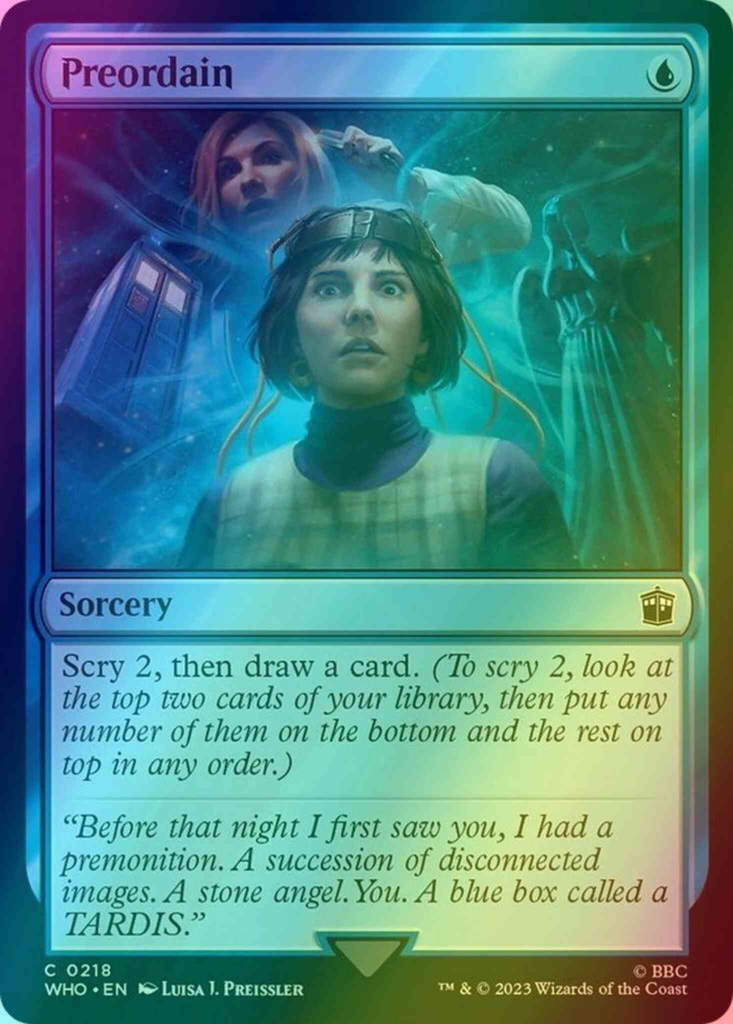 Preordain [218] [Universes Beyond: Doctor Who] [Foil] – Face to Face Games