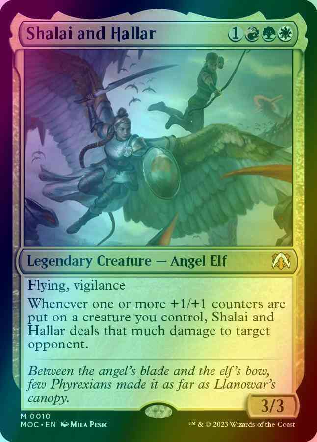 mtg shalai and hallar commander deck The Red Terror The Gathering Shalai and Hallar Commander Deck