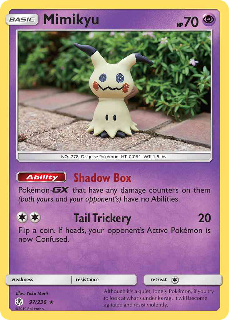 Mimikyu - 97/236 - Rare [sm12-97] [Reverse Holo]  Face to Face Games