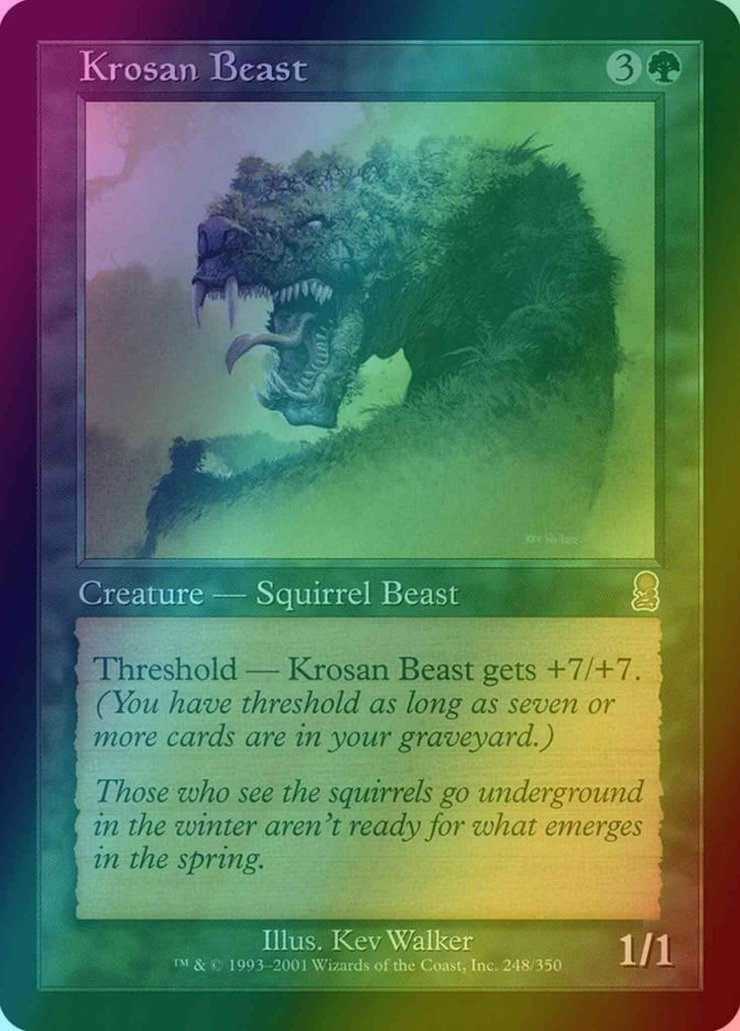Krosan Beast [248] [Odyssey] [Foil] – Face to Face Games