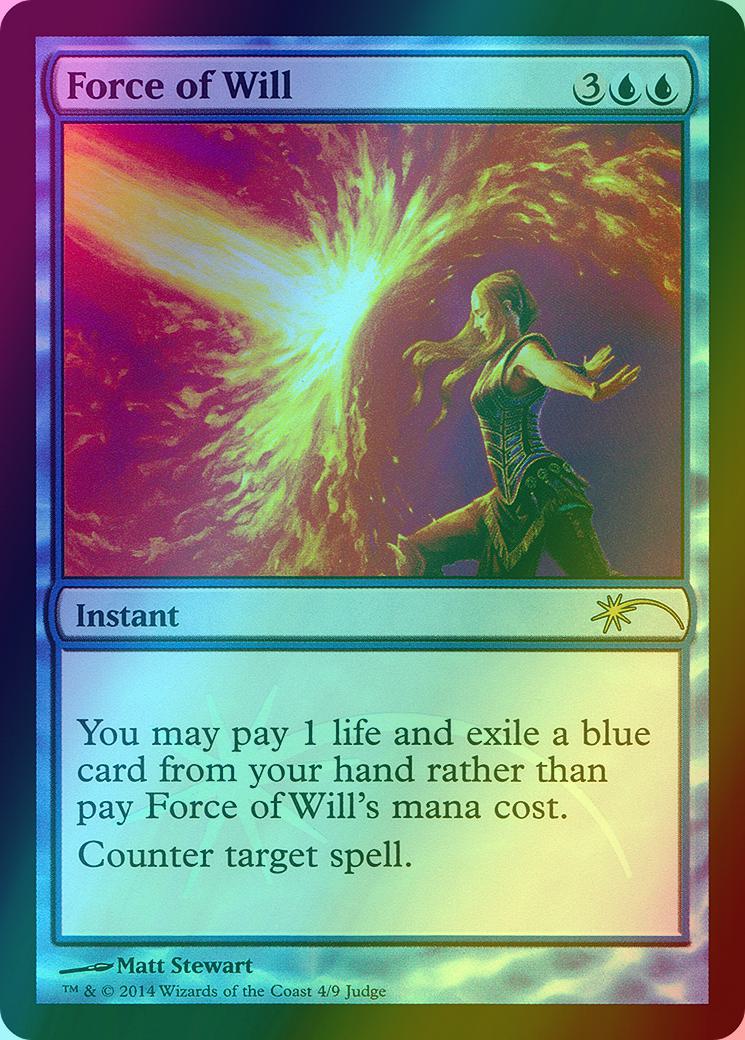 Force of Will [Judge Gift Cards 2014] [Foil] – Face to Face Games
