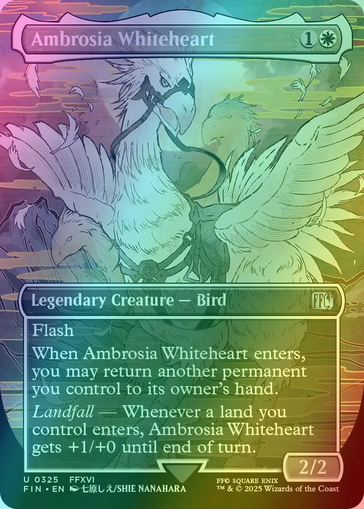 Ambrosia Whiteheart [325] [Borderless] [FINAL FANTASY] [Foil] – Face to  Face Games