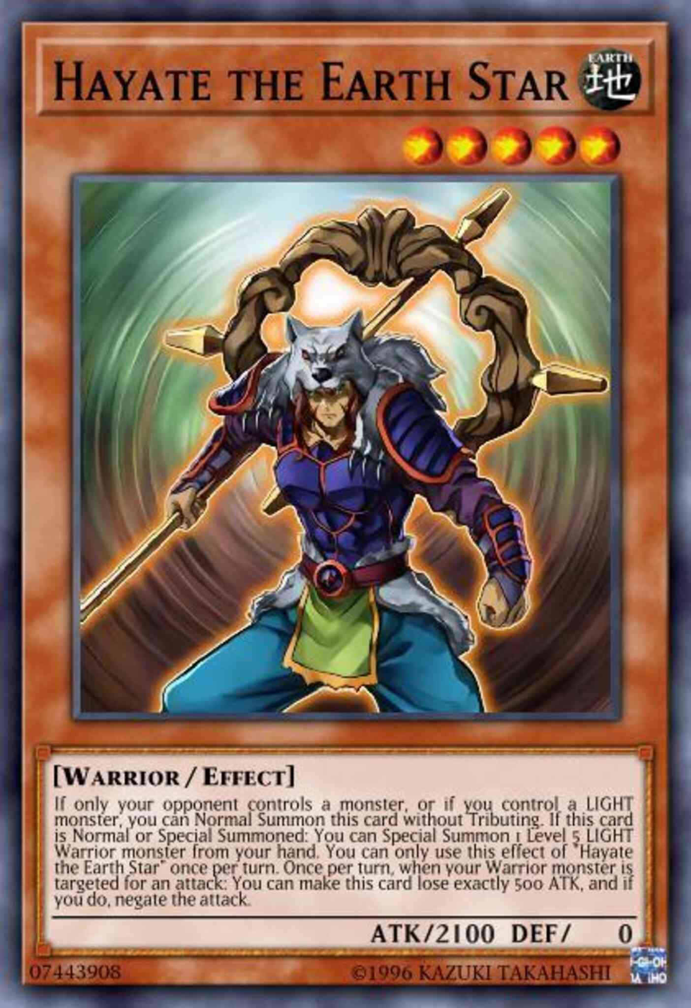 Hayate the Earth Star - BLRR-EN036 - Ultra Rare - 1st Edition