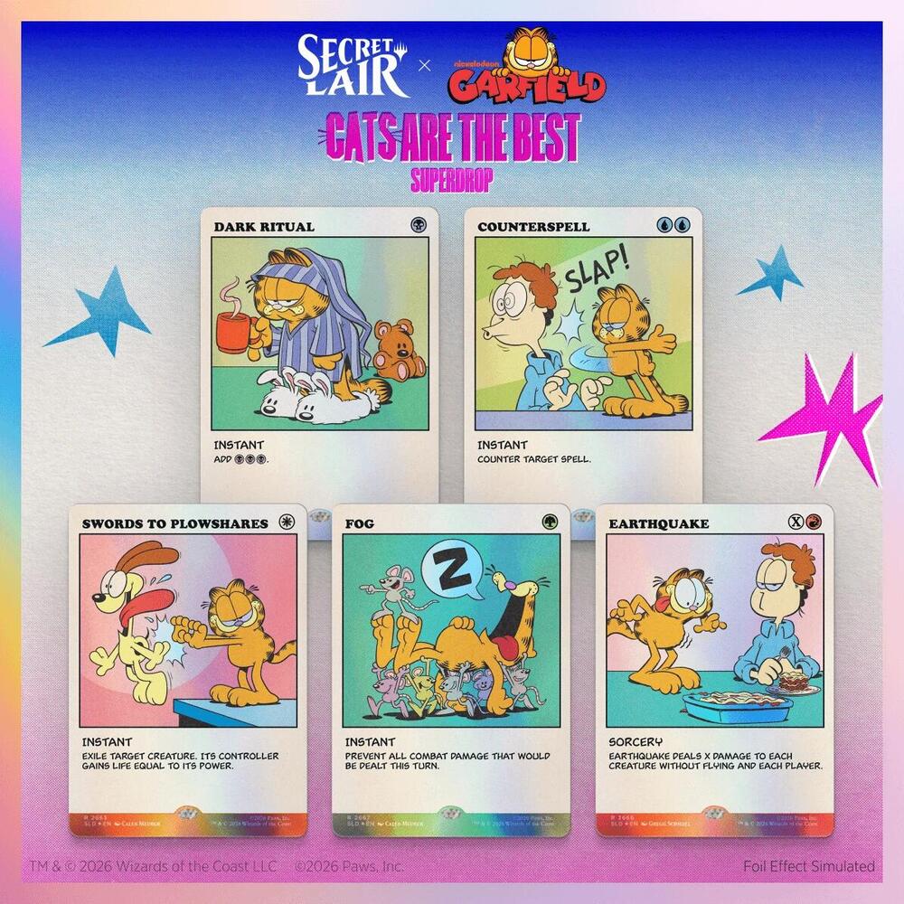 Secret Lair Drop Series - Secret Lair x Garfield: As Intended - Foil Edition