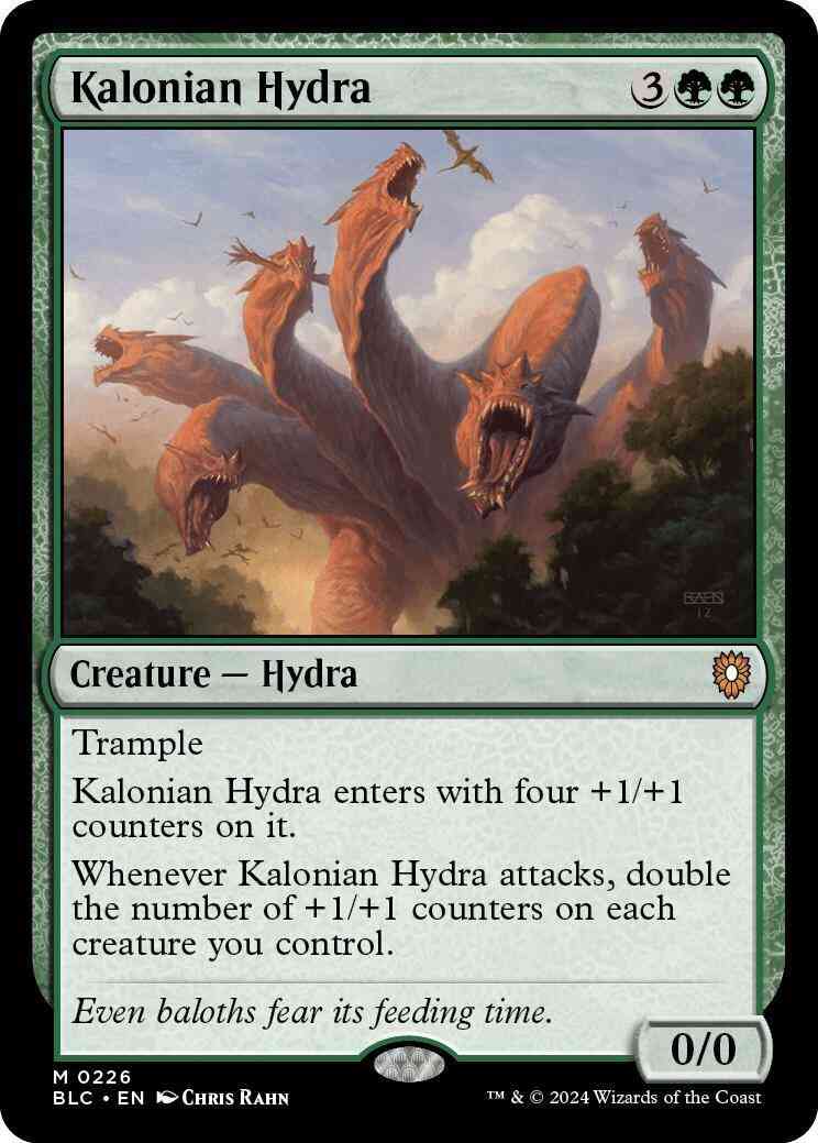 Kalonian Hydra [226] [Bloomburrow: Commander] [Non-Foil] – Face to Face  Games