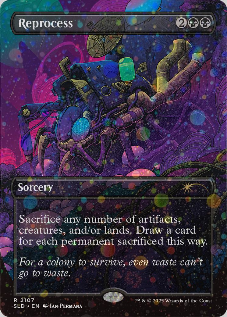 Reprocess [2107] [Borderless] [Alien Auroras] [Secret Lair Drop