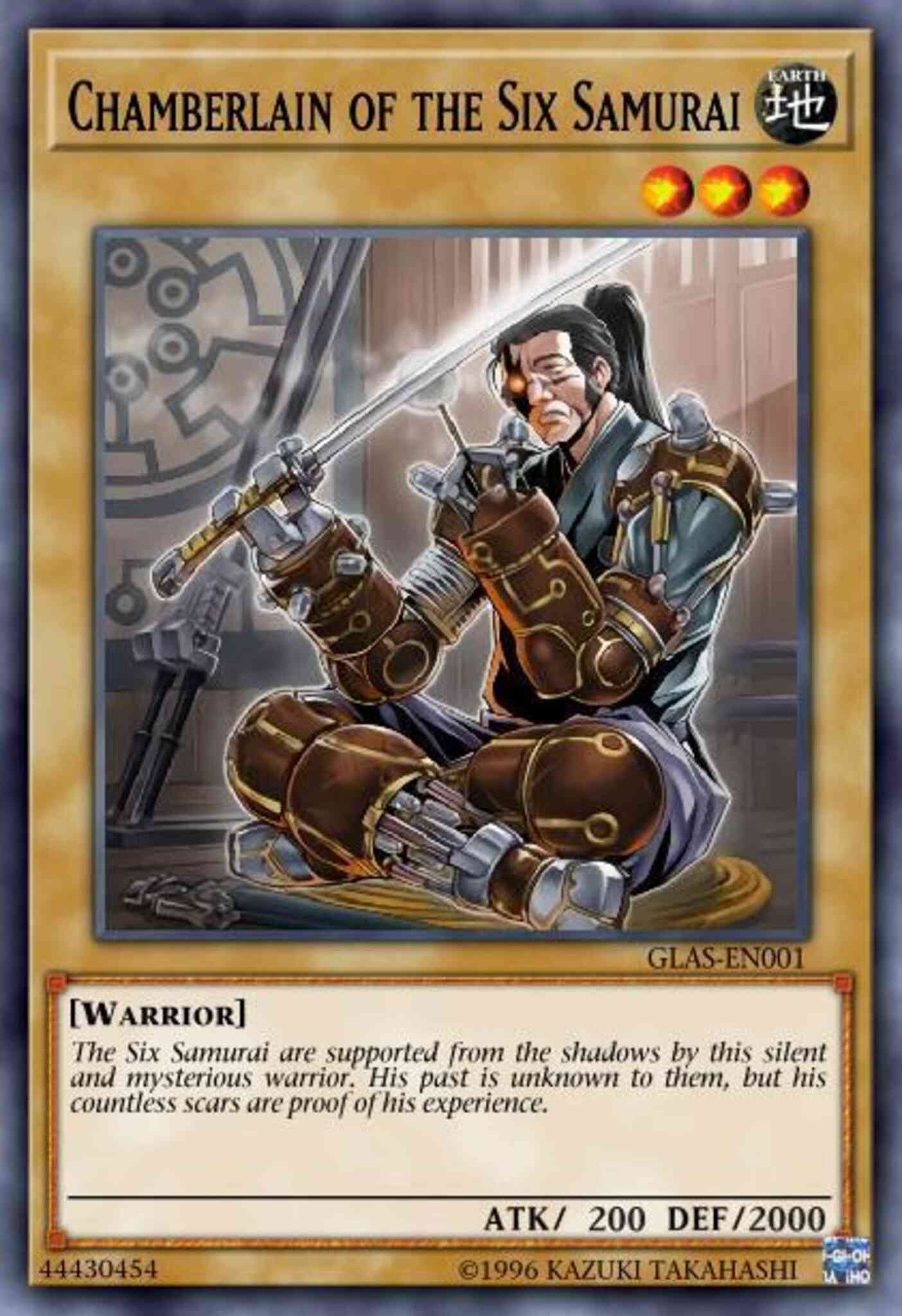 Chamberlain of the Six Samurai - YS14-EN007 - Common - 1st Edition