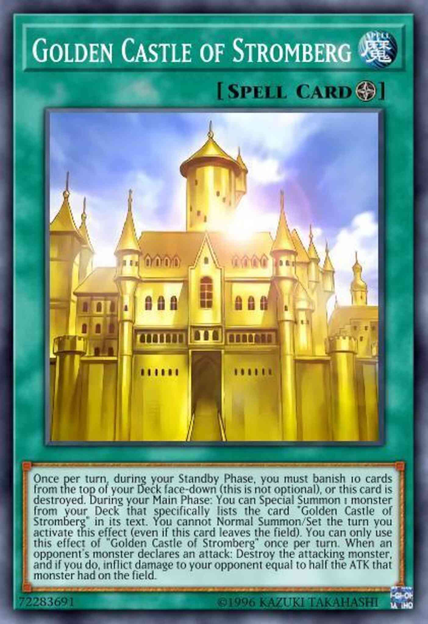 Golden Castle of Stromberg - BLRR-EN010 - Secret Rare - 1st Edition