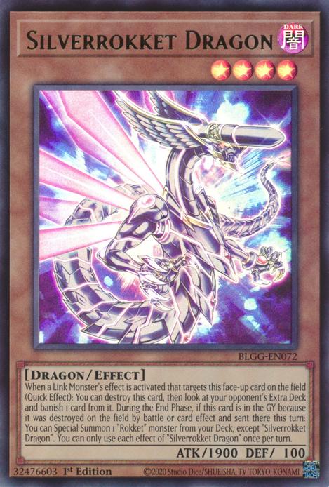 Silverrokket Dragon - BLGG-EN072 - Ultra Rare - 1st Edition