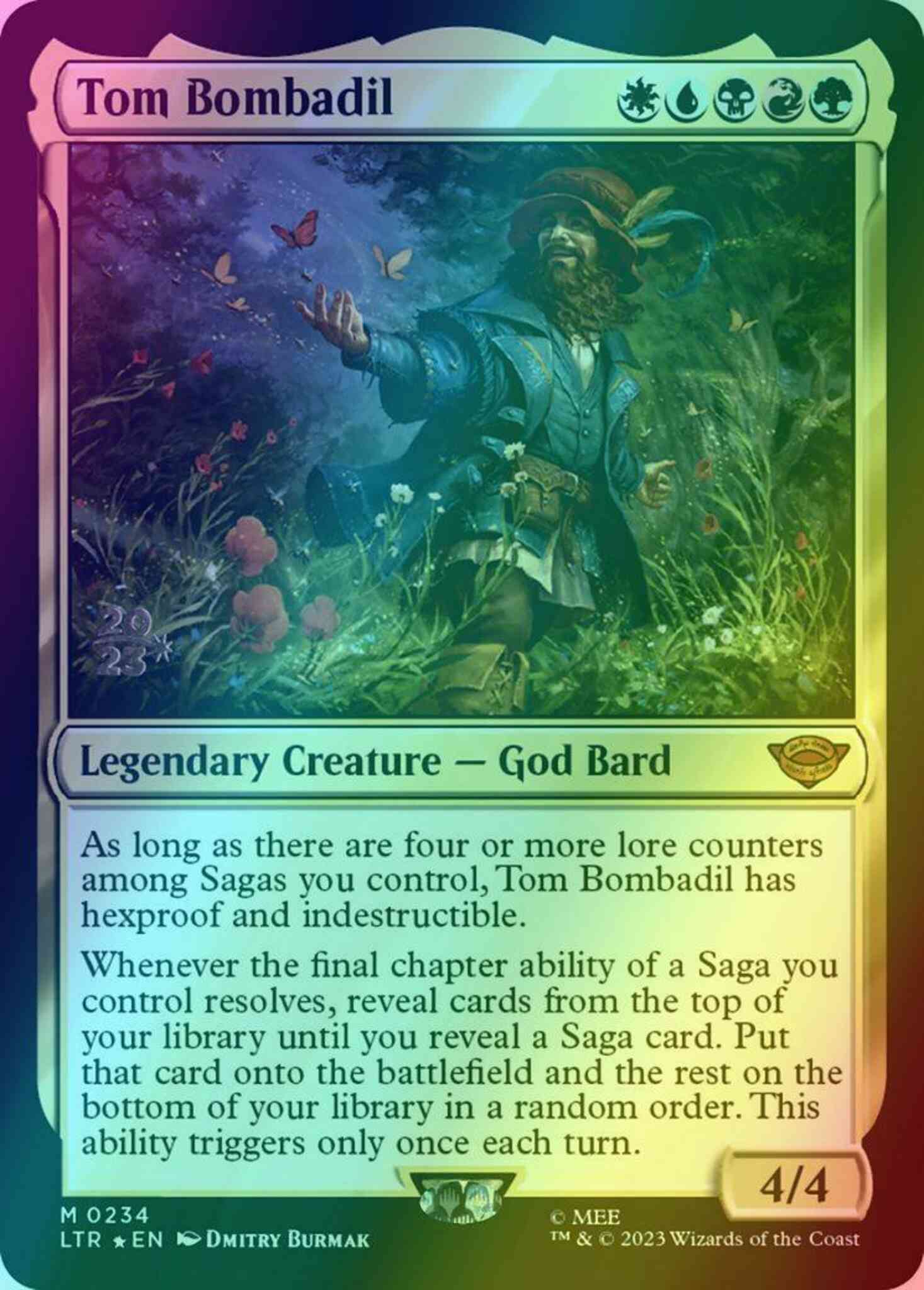 Tom Bombadil [234s] [Prerelease] [The Lord of the Rings: Tales of  Middle-earth: Promos] [Foil]  Face to Face Games