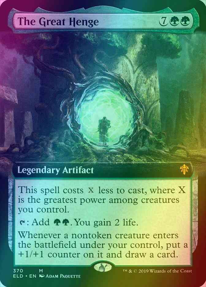 The Great Henge [370] [Extended Art] [Throne of Eldraine] [Foil