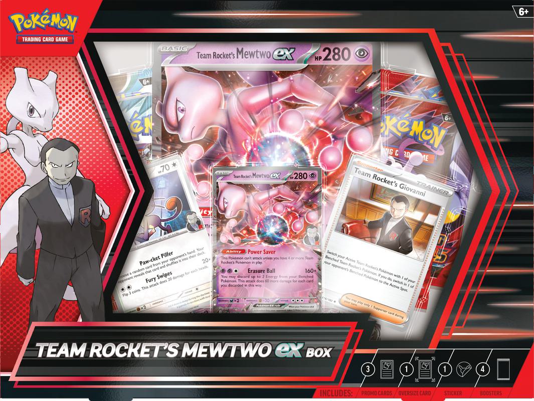 [美品]Team Rocket Mewtwo EX Pokémon TCG: Team Rocket's Mewtwo ex Box – Face to Face Games