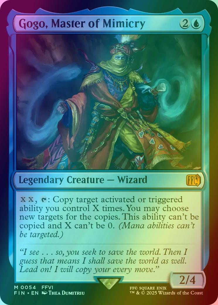 Gogo, Master of Mimicry [54] [FINAL FANTASY] [Foil] – Face to Face Games