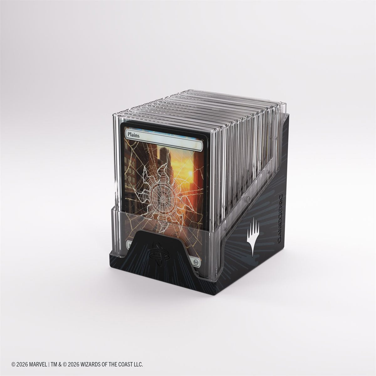 Gamegenic MTG Bastion XL Deck Box - 100+ - Marvel Super Heroes - Comic Burst Black