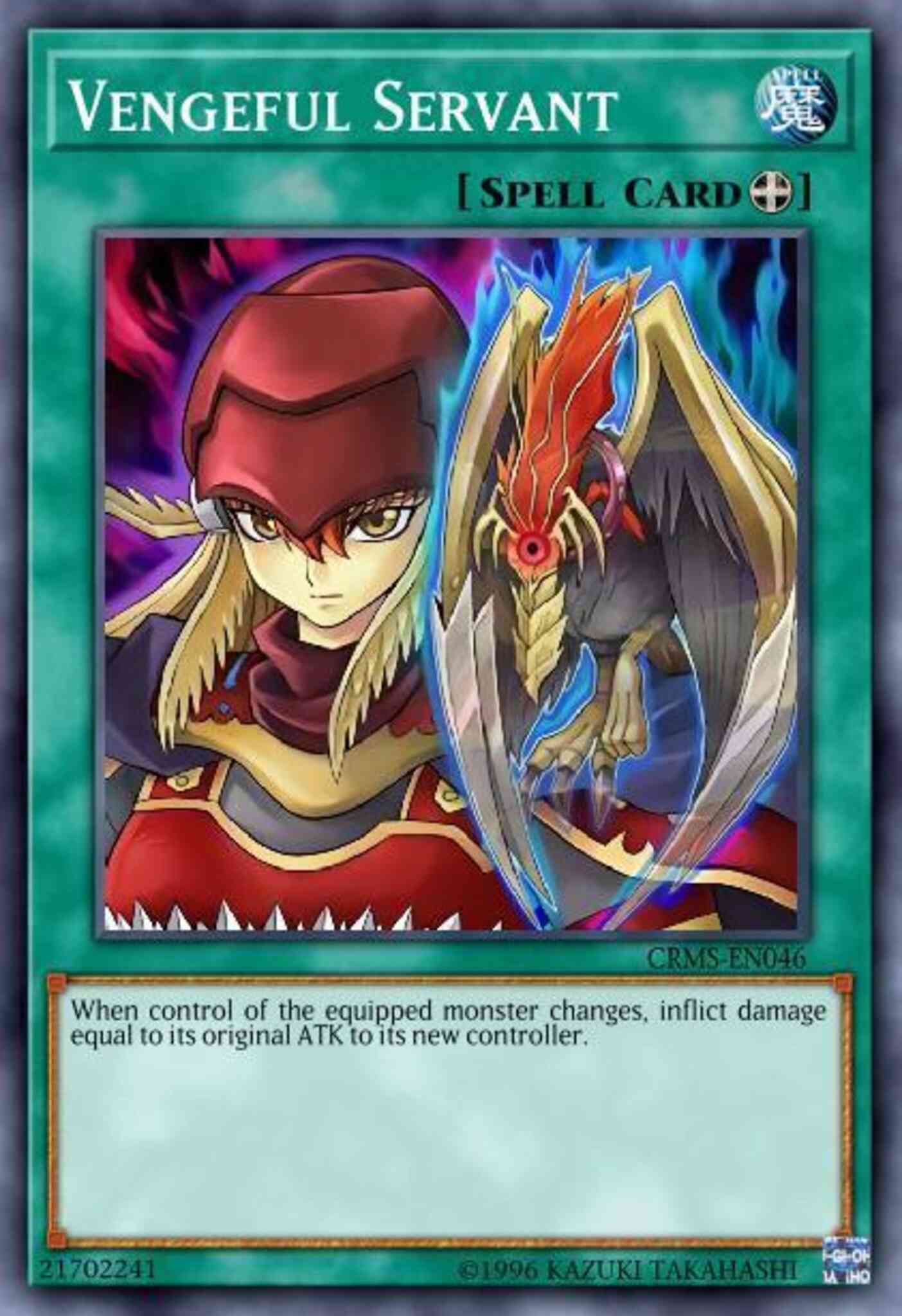 Vengeful Servant - CRMS-EN046 - Common - Unlimited