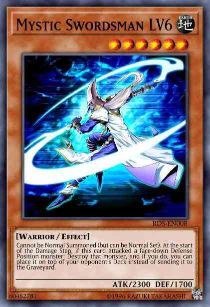Mystic Swordsman LV6 - RDS-EN008 - Ultra Rare - 1st Edition