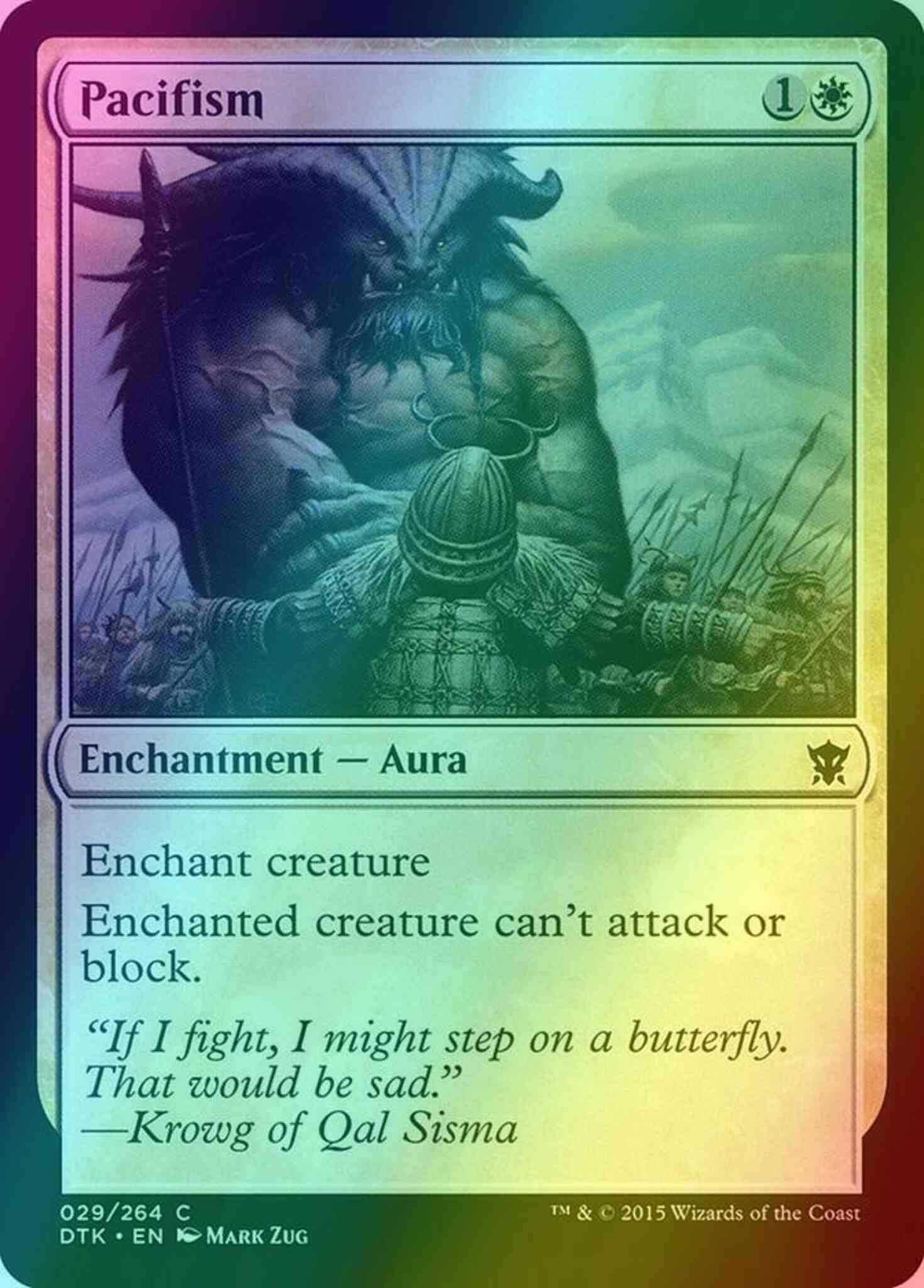 pacifism mtg card Magic: the Gathering - (023/249) - Eternal Masters All cards will be carefully packed for safe transit Magic The Gathering 10TH EDITION