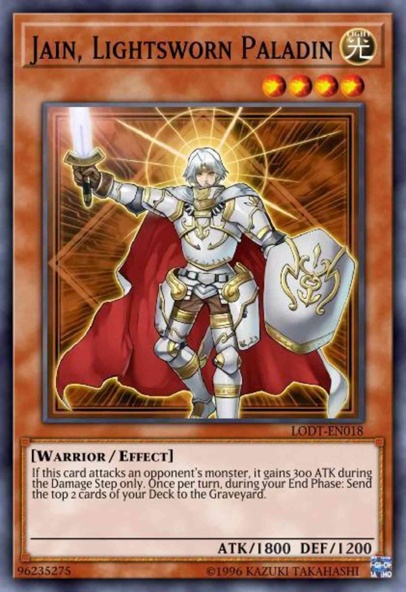 Jain, Lightsworn Paladin - SDLI-EN007 - Common - 1st Edition