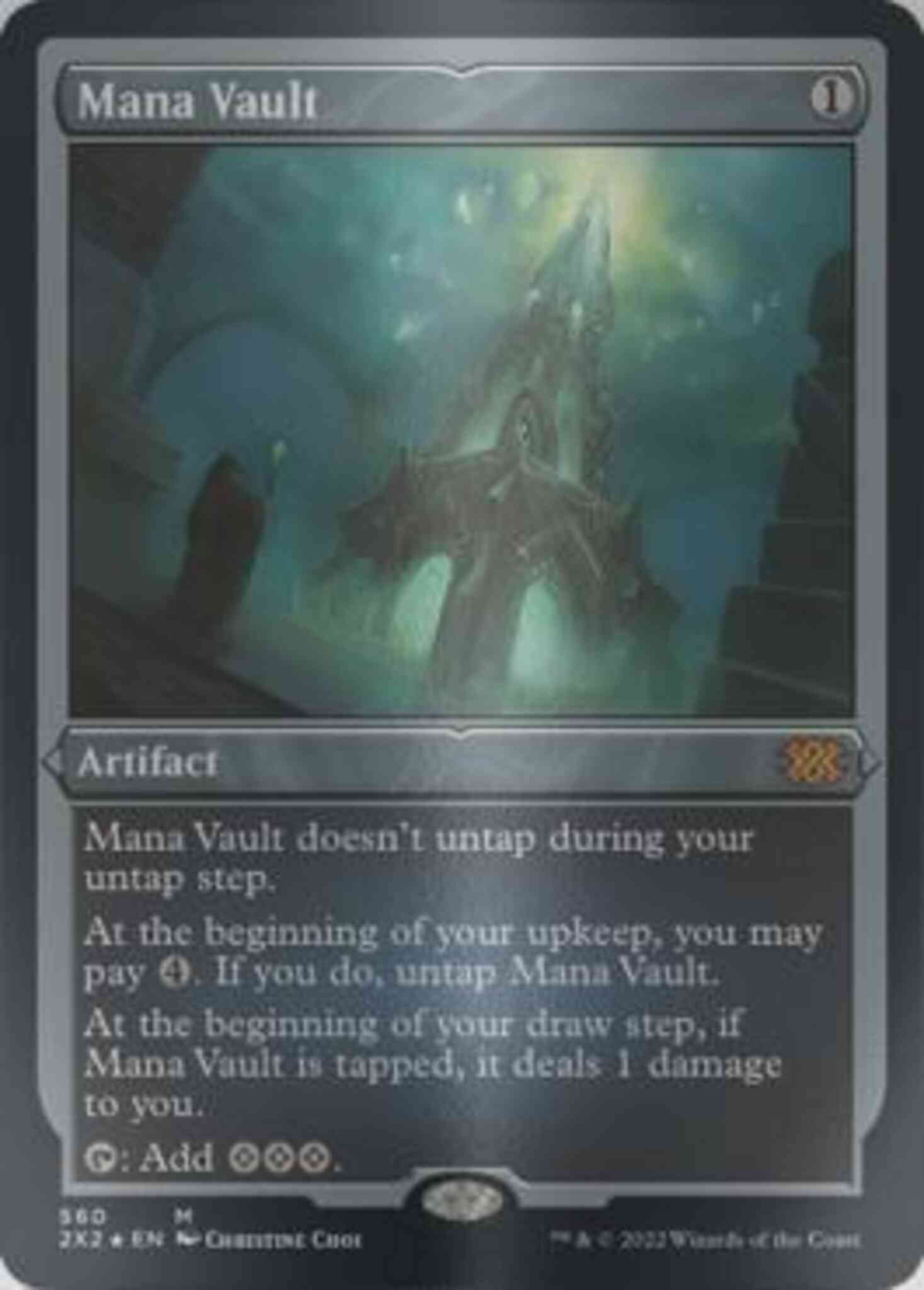 Mana Vault [560] [Double Masters 2022] [Etched Foil] – Face to