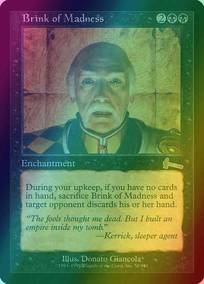 Brink of Madness [50] [Urza's Legacy] [Foil] – Face to Face Games