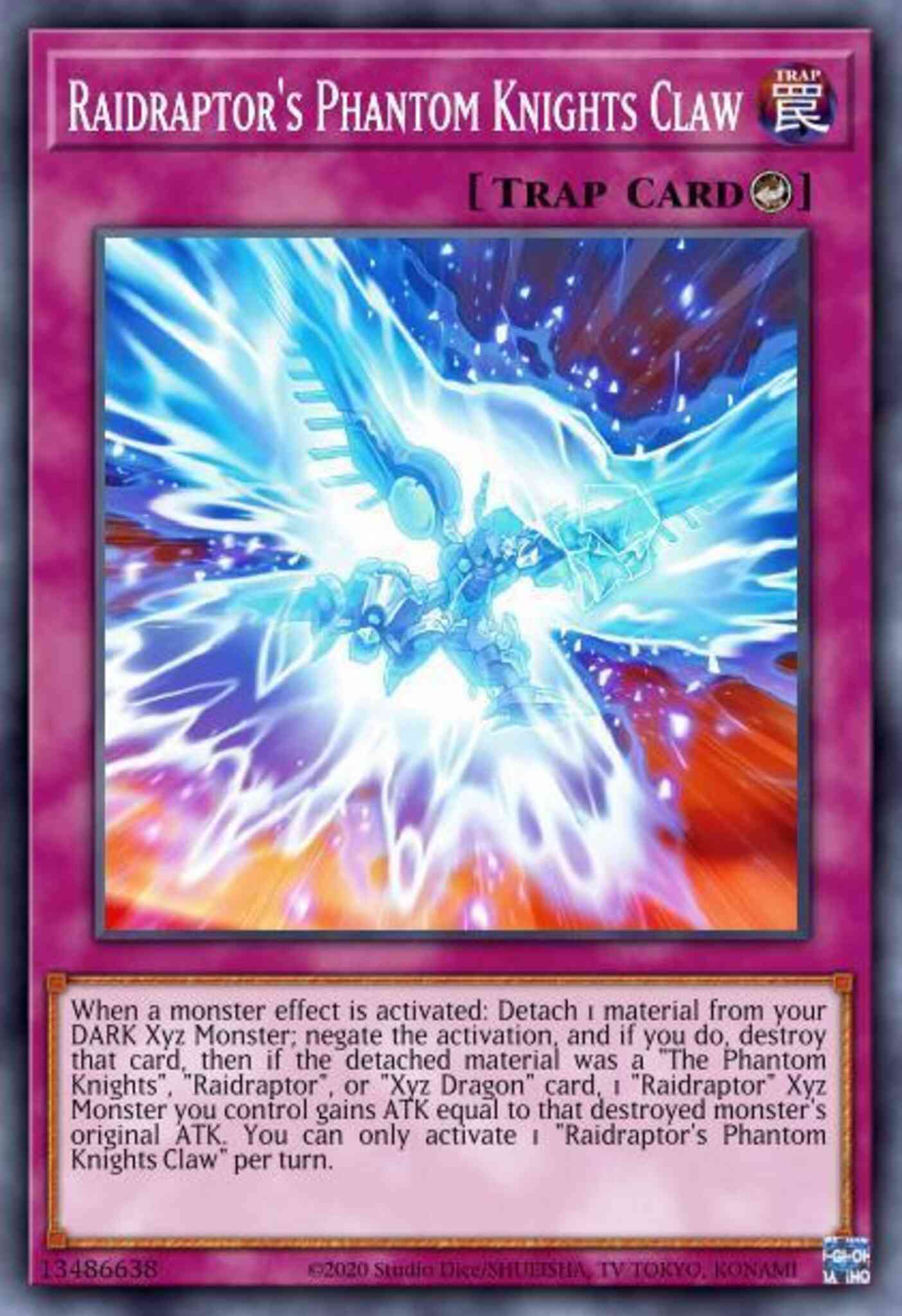 Raidraptor's Phantom Knights Claw - PHRA-EN069 - Super Rare - 1st Edition