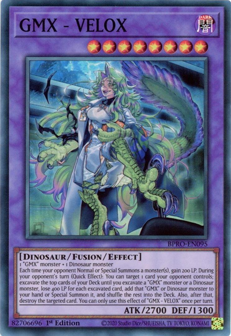 GMX - VELOX - BPRO-EN095 - Super Rare - 1st Edition