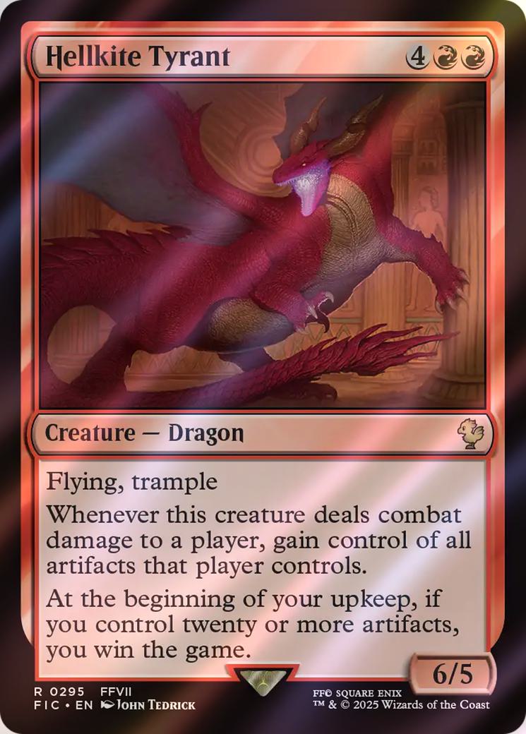 Hellkite Tyrant [295] [FINAL FANTASY: Commander] [Surge Foil
