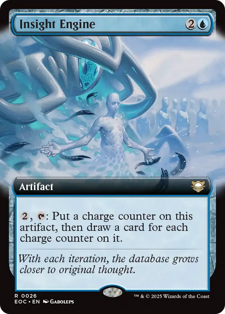 face to face Insight Engine [26] [Extended Art] [Edge of Eternities: Commander
