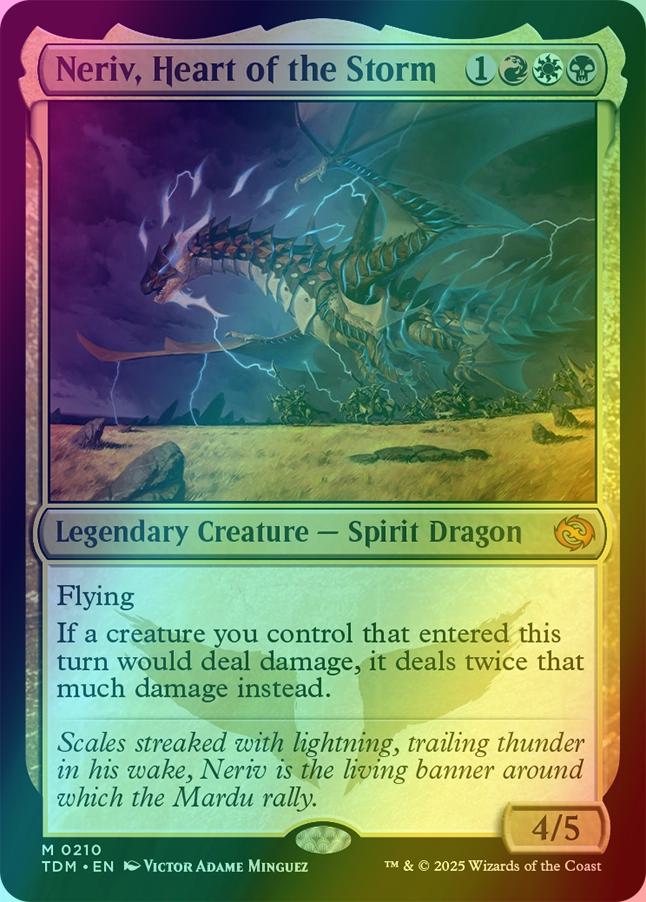 Neriv, Heart of the Storm [210] [Tarkir: Dragonstorm] [Foil