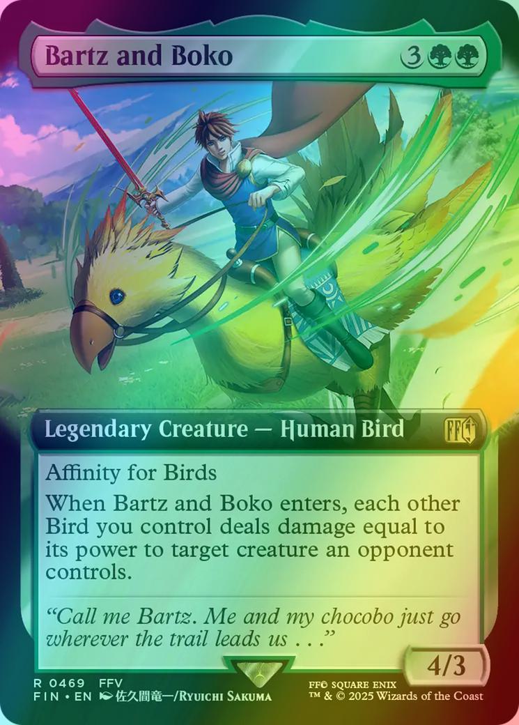 Bartz and Boko [469] [Extended Art] [FINAL FANTASY] [Foil] – Face to Face  Games