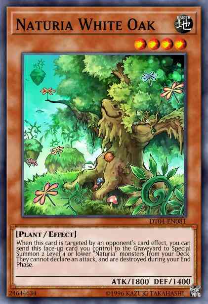 Naturia White Oak - DT04-EN081 - Duel Terminal Super Parallel Rare - Duel Terminal