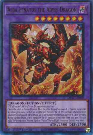 Alba-Lenatus the Abyss Dragon - MP23-EN080 - Ultra Rare - 1st Edition