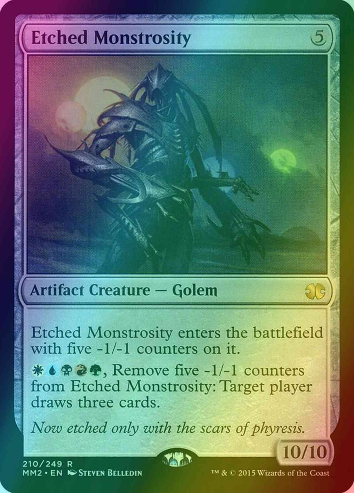 Etched Monstrosity [210] [Modern Masters 2015] [Foil]  Face to Face Games