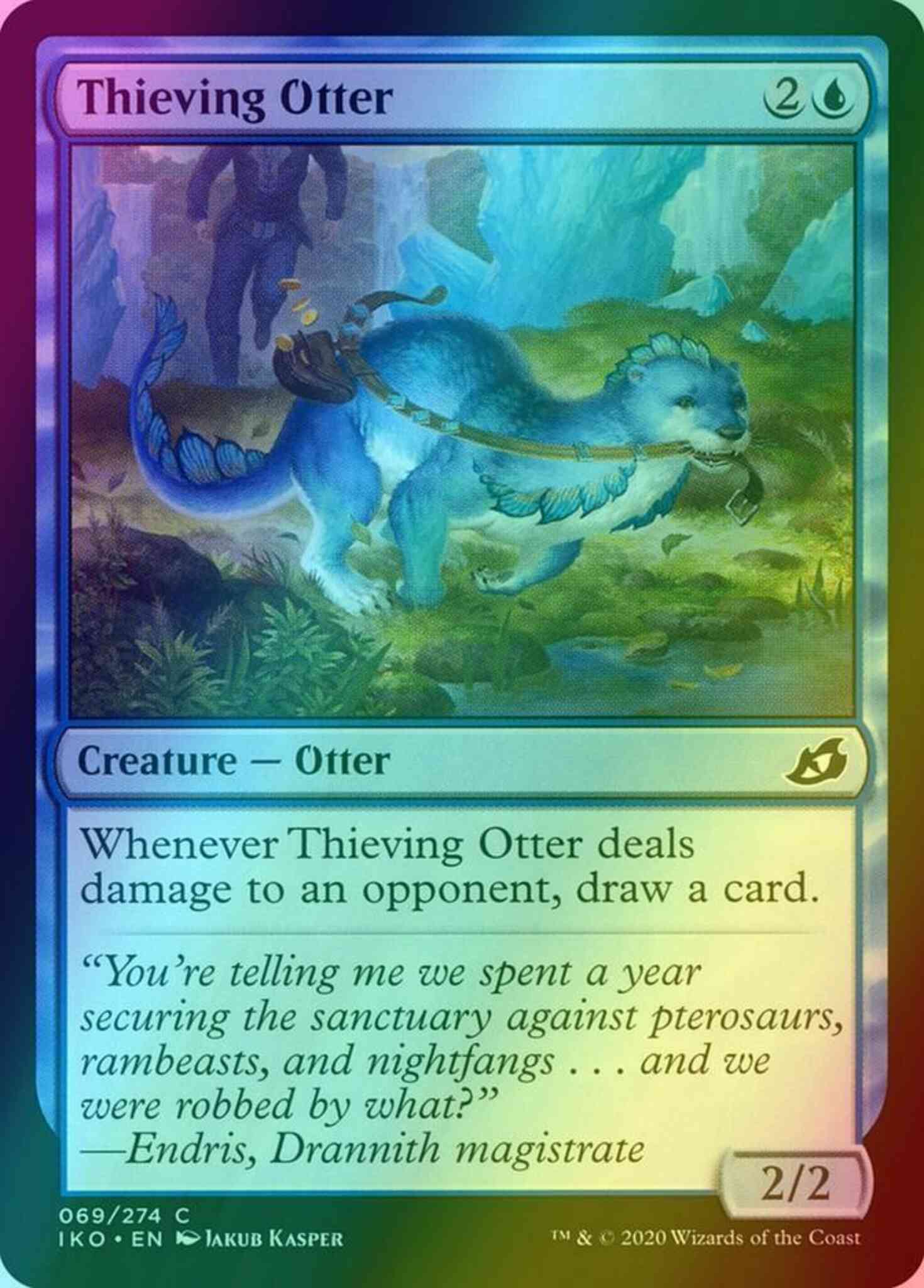 insect mtg cards Thieving Otter [69] [Ikoria: Lair of Behemoths] [Foil] – Face to Face Games