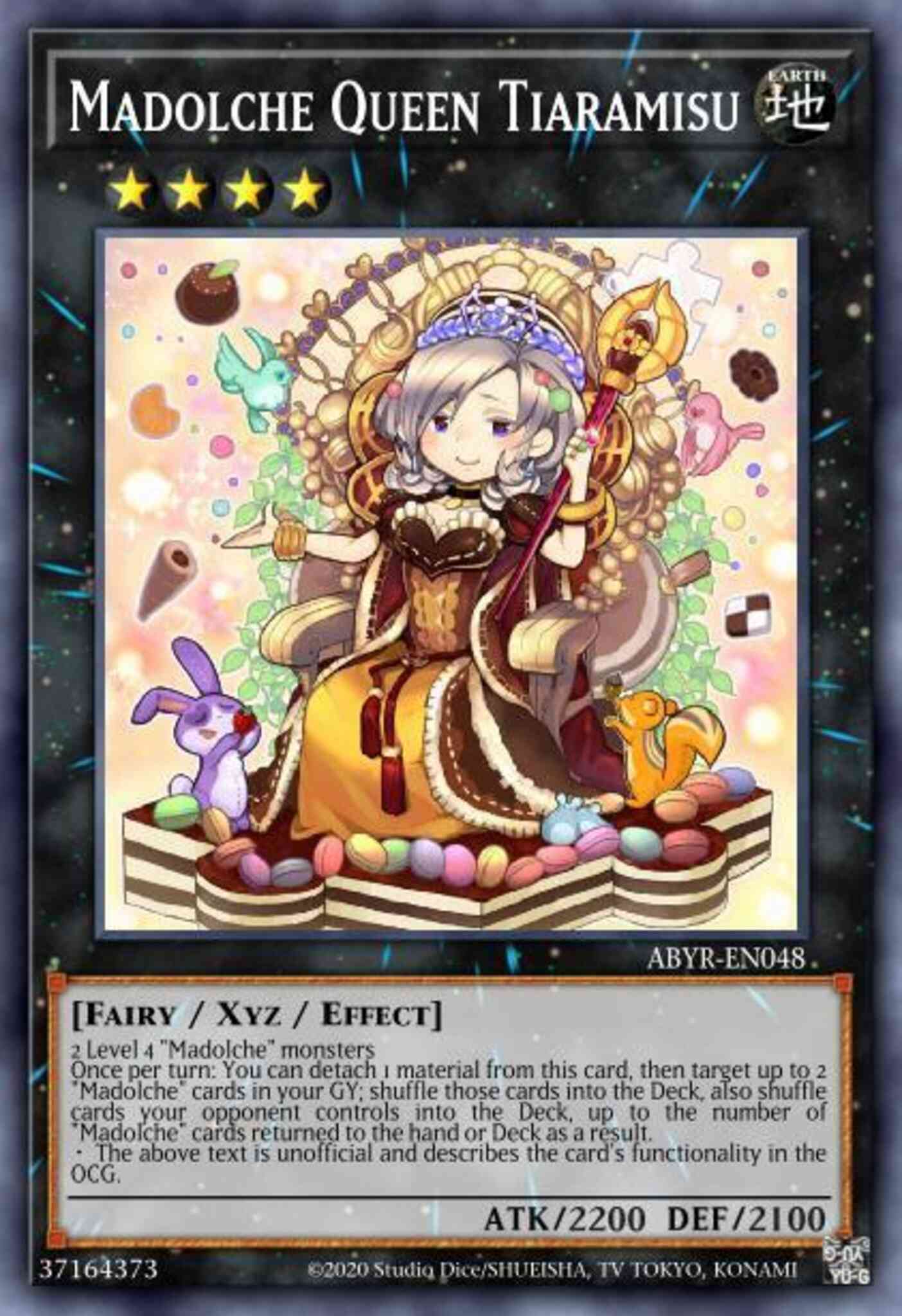 Madolche Queen Tiaramisu - PGL2-EN045 - Gold Rare - 1st Edition