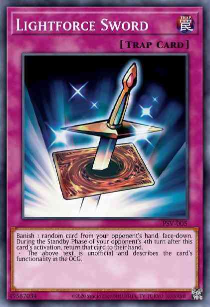 Lightforce Sword - PSV-005 - Rare - 1st Edition