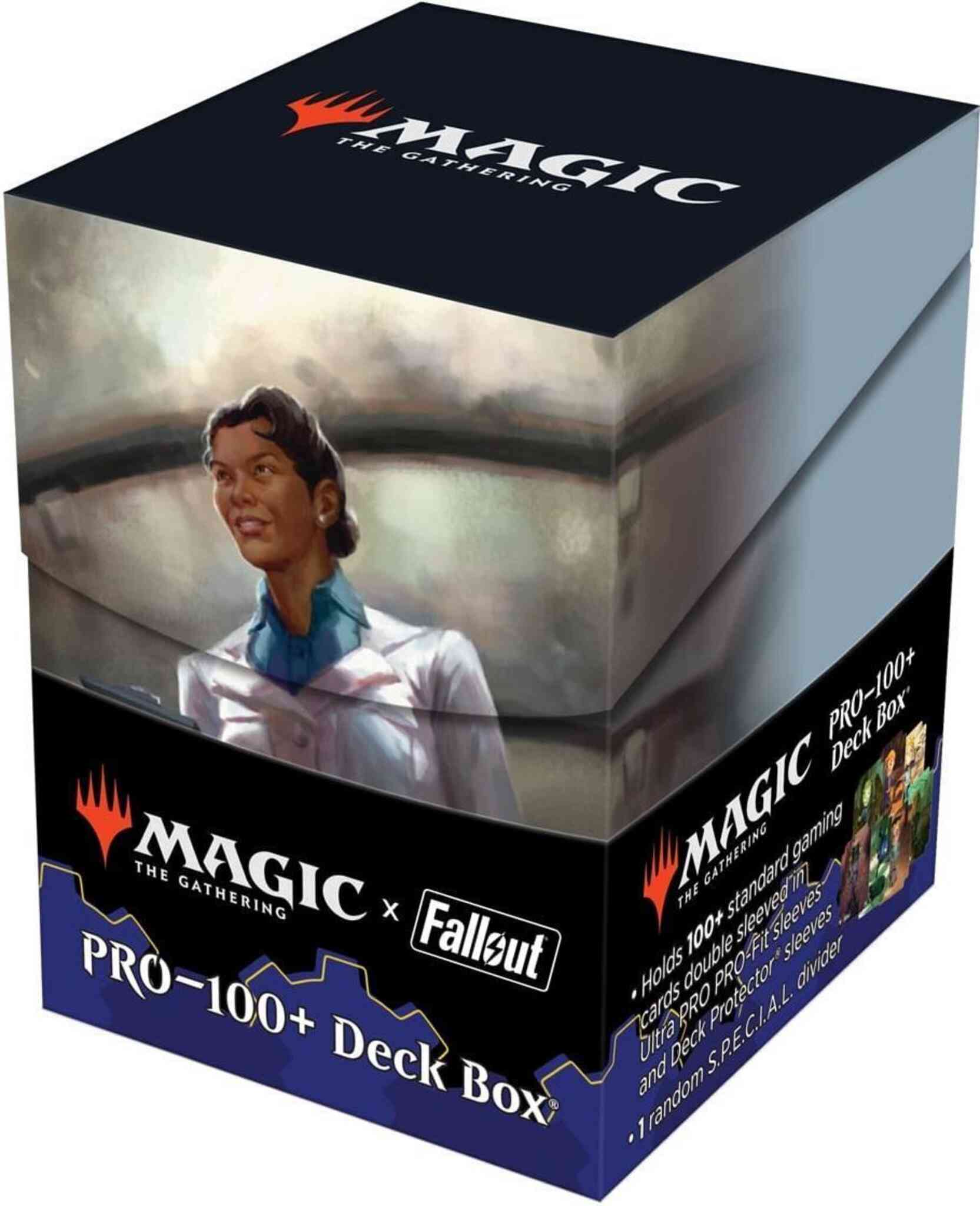 Ultra Pro MTG Deck Box - 100+ - Fallout - Dr. Madison Li Face to Face Games Ultra Pro MTG Deck Box - 100+ - Fallout - Dr. Madison Li Face to Face Games