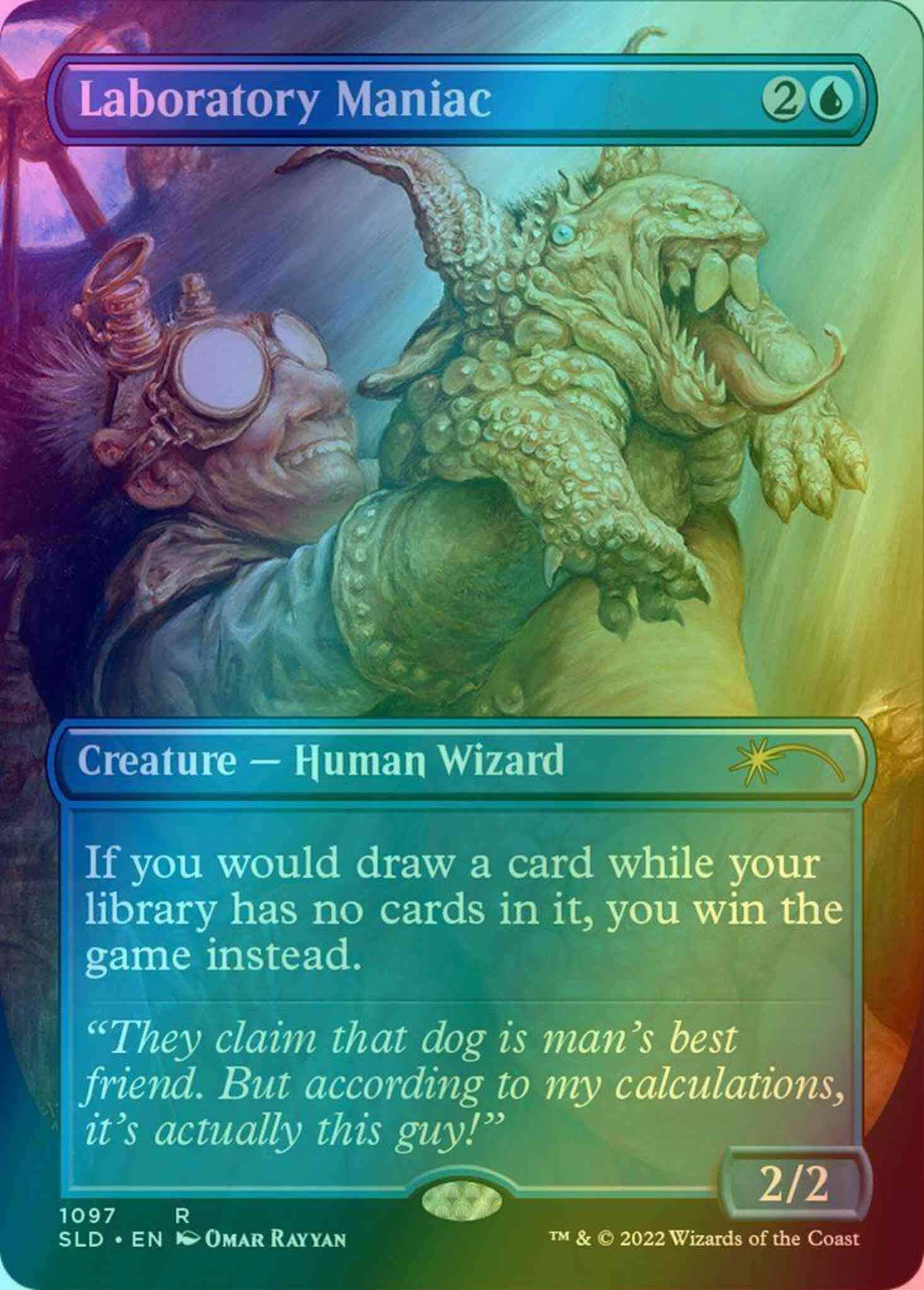 Laboratory Maniac [1097] [Borderless] [Weirdest Pets] [Secret Lair Drop]  [Foil] – Face to Face Games
